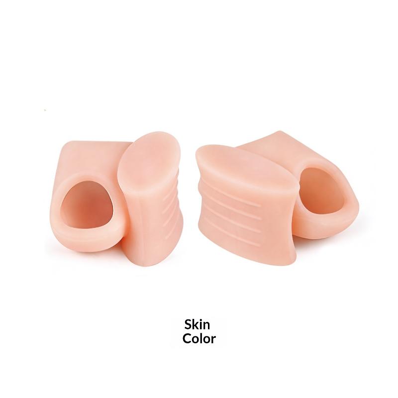 Orthotic Silicone Gel Bunion Corrector Set Designed for Maximum Comfort and Long-Lasting Relief бежевый