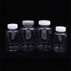15-500Ml Transparent Plastic Bottle Wide Mouth Medicine Bottle With Screw Lid Seal Vials Liquid Reagent Container Food Grade