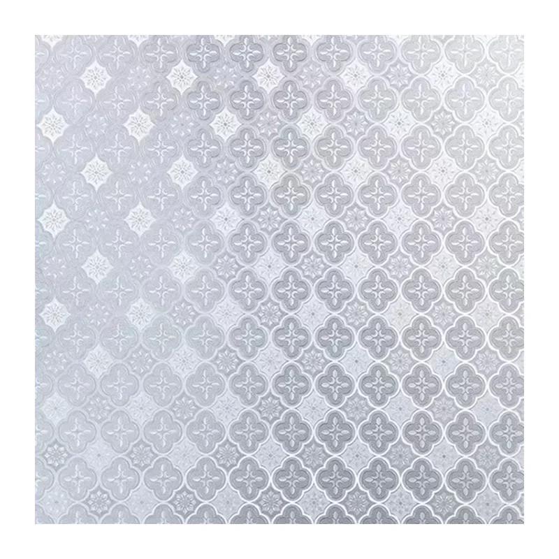 Window Privacy Film Frosted Glass Window Film Static Cling UV Blocking Removable Clings Vinyl Window Coverings for Home