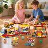 HOGOKIDS 2 in 1 City Burger Truck Shop House Kit