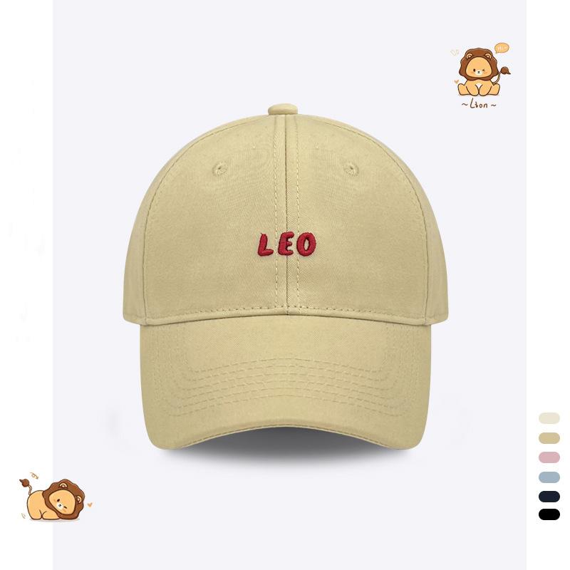 Letter simple plain baseball cap children spring and summer sunshade sunscreen face small casual cap couple