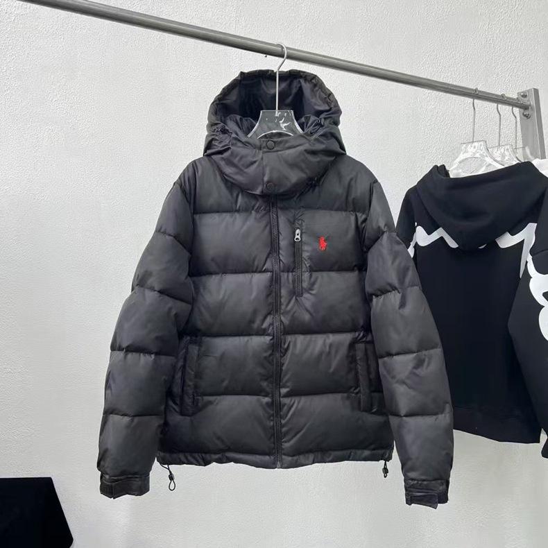 Ralph Little Red Horse Herren Winddichte Wasserdichte Gefütterte Jacke mit Pferde-Logo, Auf Lager.