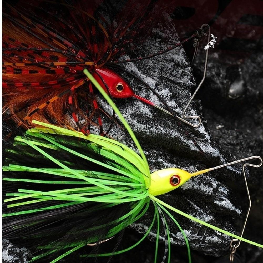

Chatterbait Style Spinner Bait 9G Weight Buzzbait Professional Grade Blade Jig Sport Fishing A