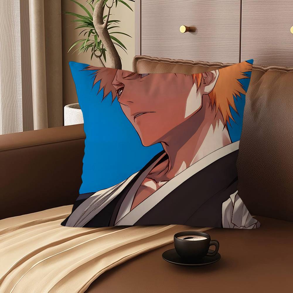 K-Kurosaki Ichigo Cartoon Animation Pillow Cover Sofa Cushion Cover Home Room Decoration Children Gift