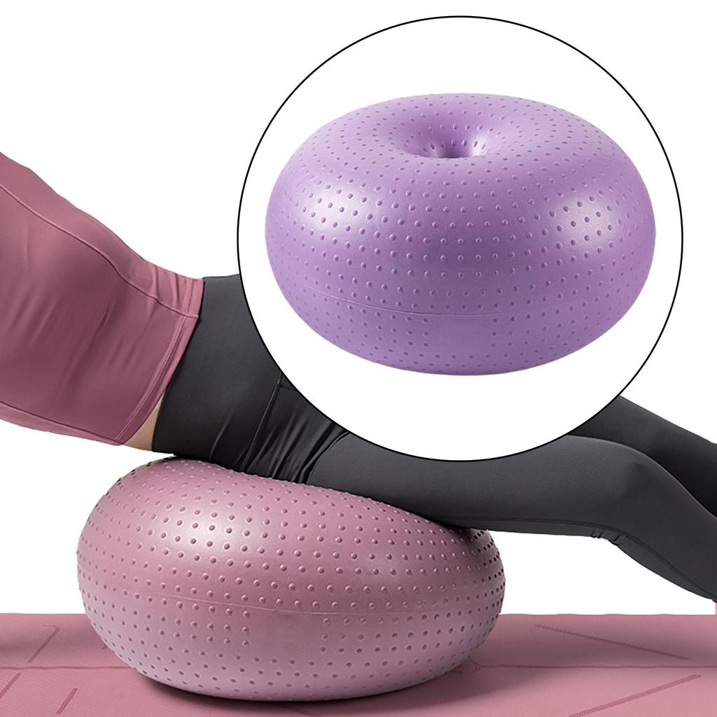 Fitnessball Ständer Rhythmische Kraft Yogaball Pilates Donut Gleichgewicht für Training Zuhause 1 Stück