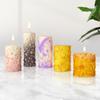 Flower Butterfly Columnar Silicone Candle Mold DIY Waves Soap Resin Plaster Making Tool Geometry Chocolate Mould Home Decor Gift