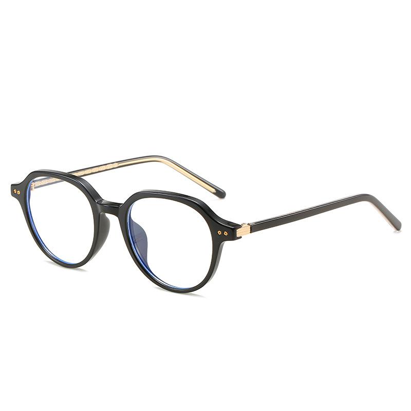 Clearance TR rice nail flat glasses glasses frame men and women anti-blue light literary retro plain face