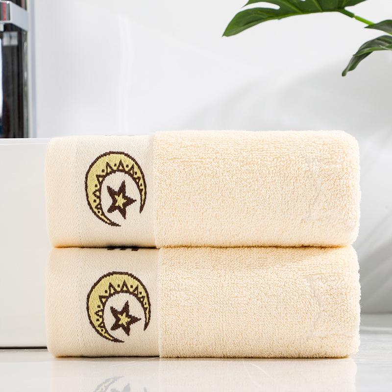 Soft, Thick Pure Cotton Face Towels - Absorbent and Gentle for Adults