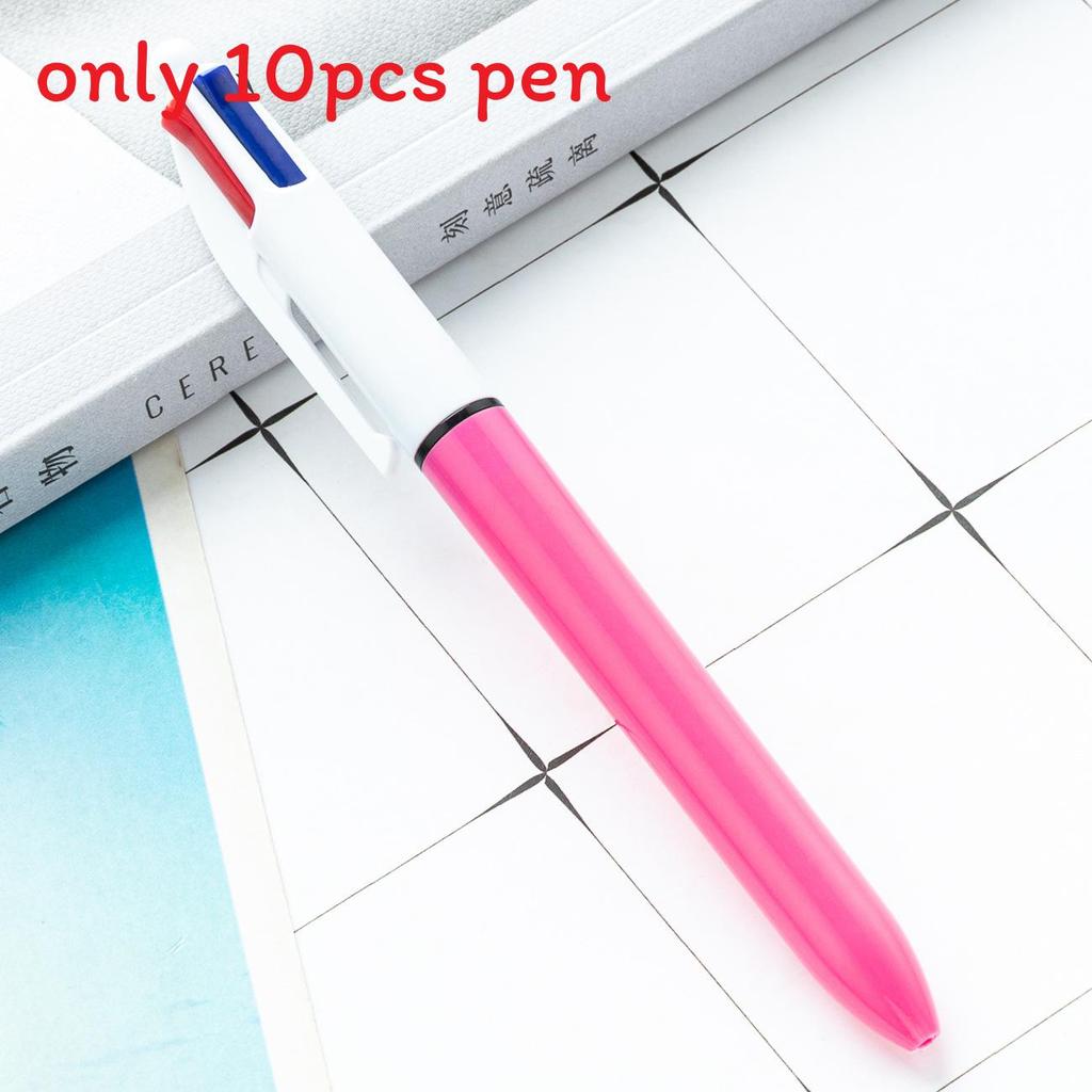 Multicolor Push Pen With Bullet Tip For Students And Office Use