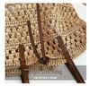 Large Capacity Straw Woven Shoulder Tote - Ideal for Seaside Vacations and Commutes