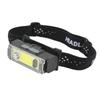 Induction COB Headlight XPE COB Headlamp Fixed Focusing Waterproof TYPE C Fast Charging Headlight with LED Indicator