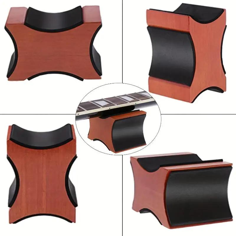 1PC Professional Guitar Neck Support Pillow | 2-Level Height For Luthier/Violin/Ukulele Repair | Wood Workbench Tool