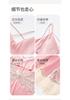 Fenteng [satin imitation silk] high-end suspender nightgown, light luxury dress, lace low neck sleepwear, women's sexy short skirt