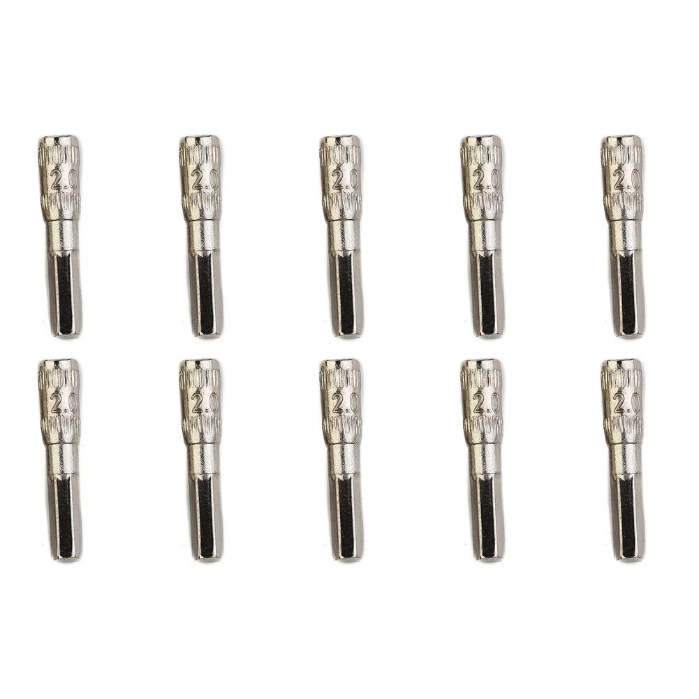 Set Of Ten H4 Hex Shank Screwdriver Bits Compatible With Various For DIY Applications From Toy Repair To Furniture Assembly