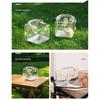 Bird Carrier Travel Parrot Cage Transparent Ventilated Bird Cage with Safety Locks Portable Bird