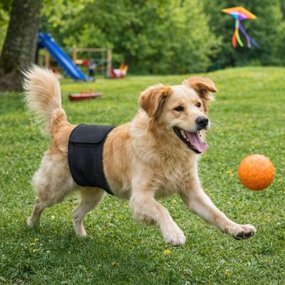 Breathable Mesh Male Dog Physiological Pants High-Absorbency Anti-Harassment Sanitary Underwear Anti-Leak Solid Color