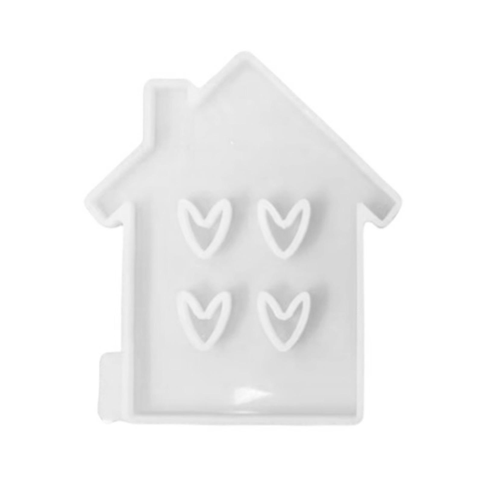 

Форма для подсвечника Love House с основанием для изготовления подсвечника, украшения для чайных свечей, гипсовый орнамент, художественное ремесло A