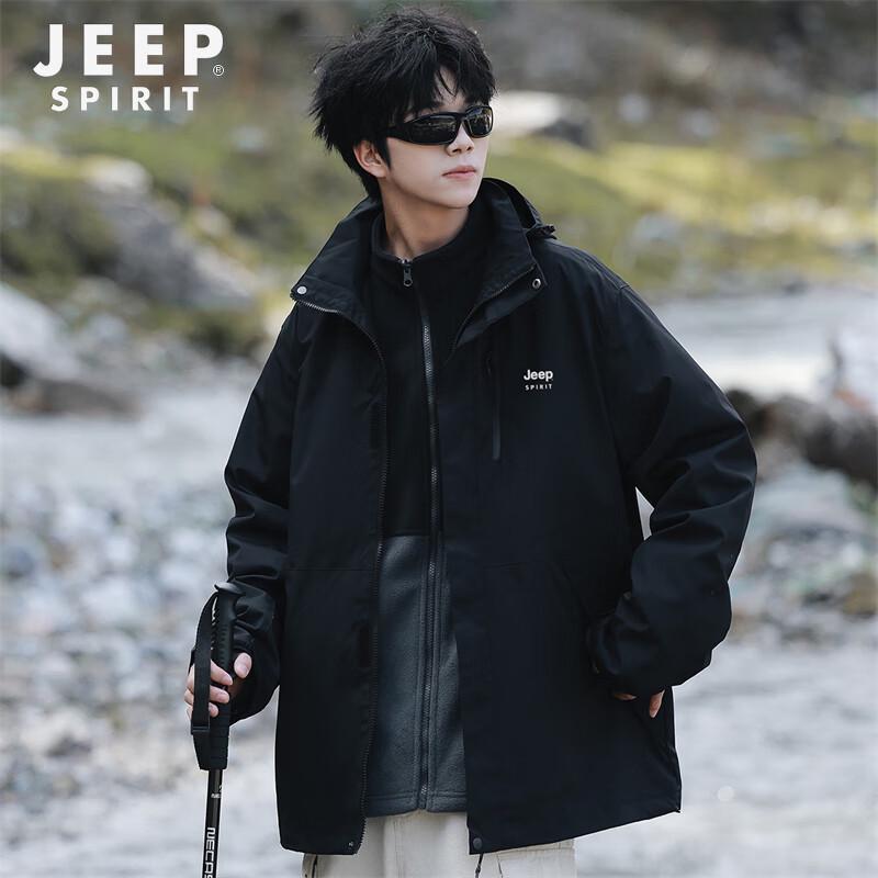 JEEP SPIRIT Men's Winter 3-in-1 Waterproof Outdoor Jacket