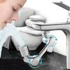 Universal 1080 Degree Swivel Robotic Arm Chrome Modern Bathroom Extension Faucet with Rotatable Spout Water Saving Shower Heads