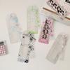 1PC Girls Transparent Glitter Photo Card Holder Student Cartoon Star Design Long Style Fashion Photo Booth Strip Display Sleeves