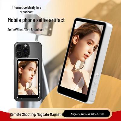 Taşınabilir Kablosuz Selfie Projektörü: Canlı Yayın ve Vlogging için Mobil Ekran Yansıtma Cihazı