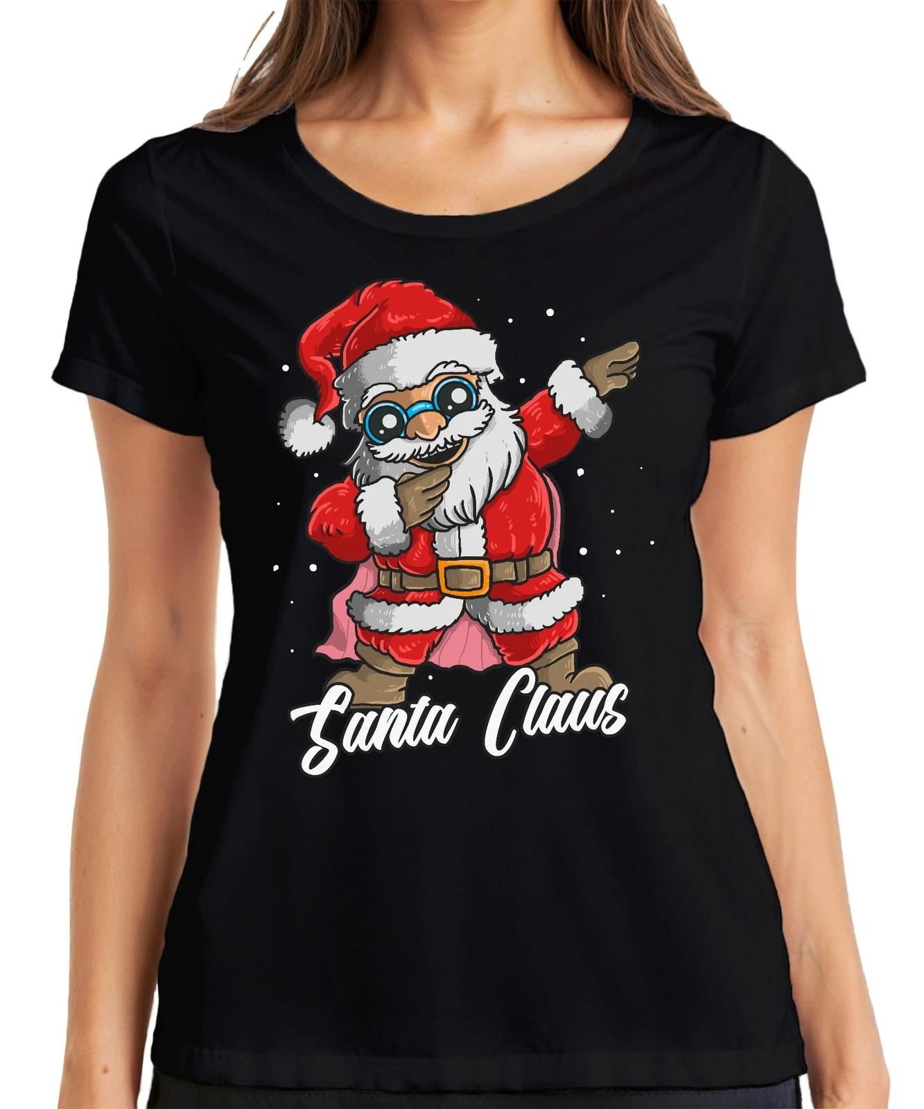 Dabbing Santa Claus - Weihnachten Weihnachtsgeschenk Christmas Damen T-Shirt XXL