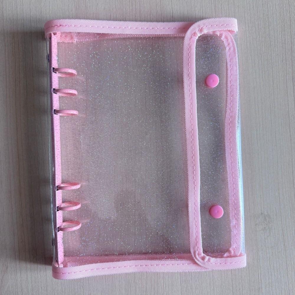 PVC Photo Storage Book A5 Card Organizer Holder Practical Loose Leaf Binder  for Idol Cards
