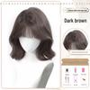 Korean Short Curly Wig for Women – Natural, Age-Reducing, Perky, Flipped Out Style with Invisible Cap
