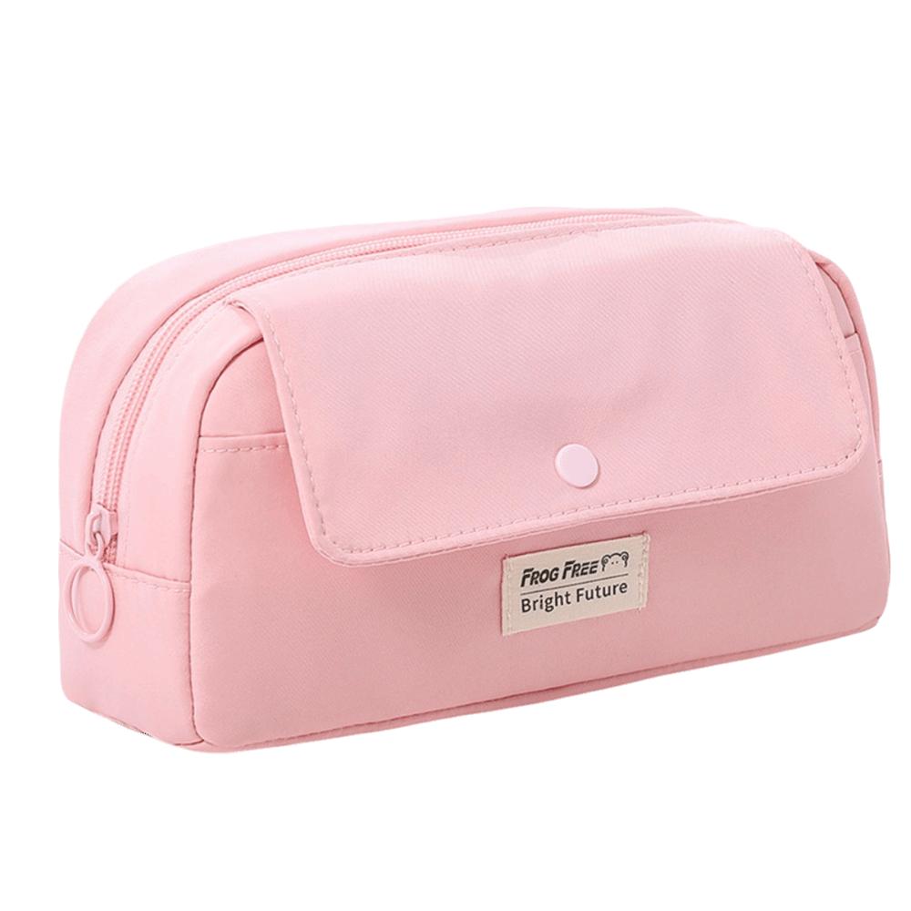 Solid Color Stationery Bag Cute Cartoon Storage Bag Advanced Pencil Case  School Supplies