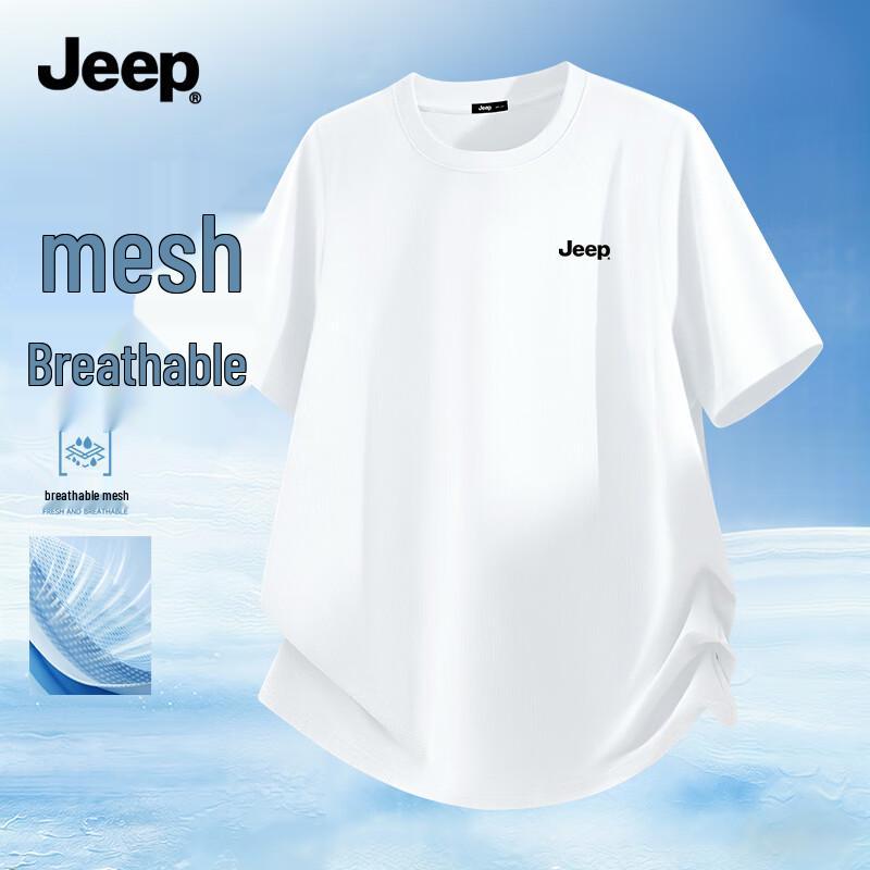 JEEP Men s Ice Silk Quick-Dry Mesh T-Shirt XL