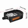 1 Pair Aluminum Alloy Folding Bike Pedals Foldable Cycling Pedals Bicycle Pedals  for Bike Riding