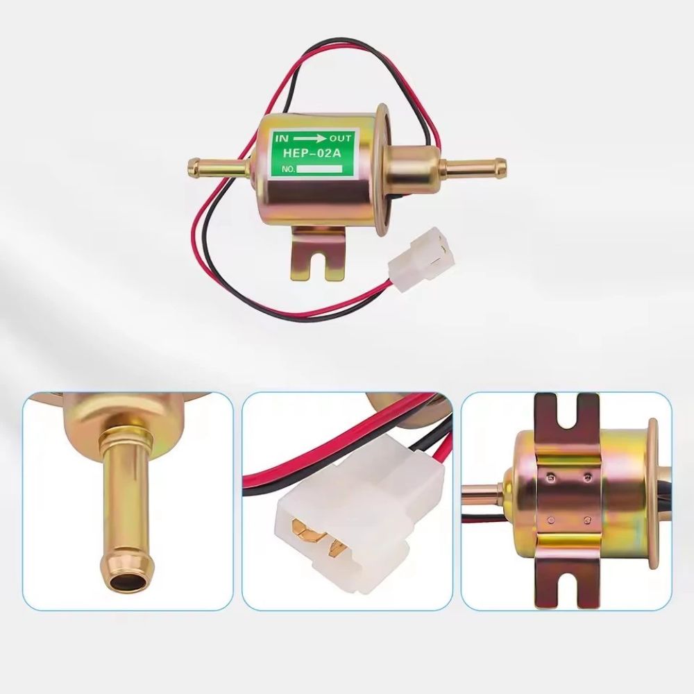 12V Electric Fuel Pump Engine Parts Electric Fuel Injection Pump Transfer Pump  Motorcycle