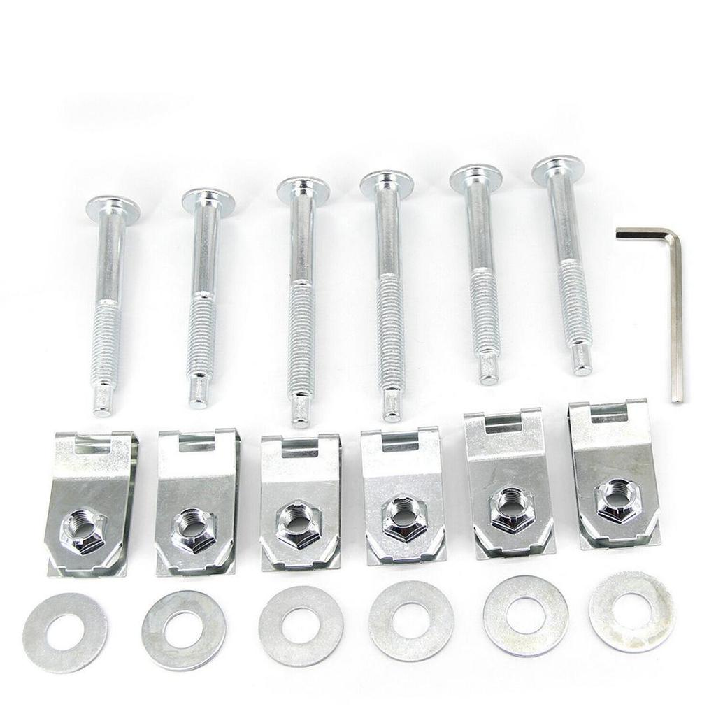924-310: 6-piece Mazda Ford chassis bolt set (2 long, 4 short).