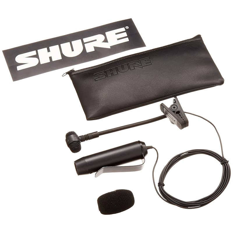 

SHURE condenser microphone for musical instruments cardioid No attached cable PGA98H-LC []