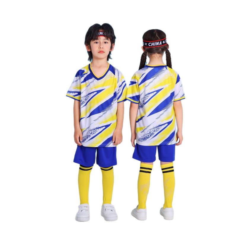 Football Suit Adult Children'S Men'S And Women'S Sports Training Clothing Short Sleeve Student Kindergarten Jerseys