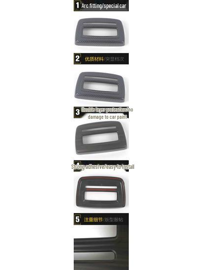 22 Tang EV Six-Seater Rear Upper Air Outlet Trim & Center Console AC Decorative Sticker