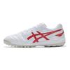 Ds Luz Cómodo Ligero Tf (Tacos de goma) Zapatos de Fútbol de Césped Artificial para Hombre Zapatos de Fútbol Blanco Rojo 1103A112-103
