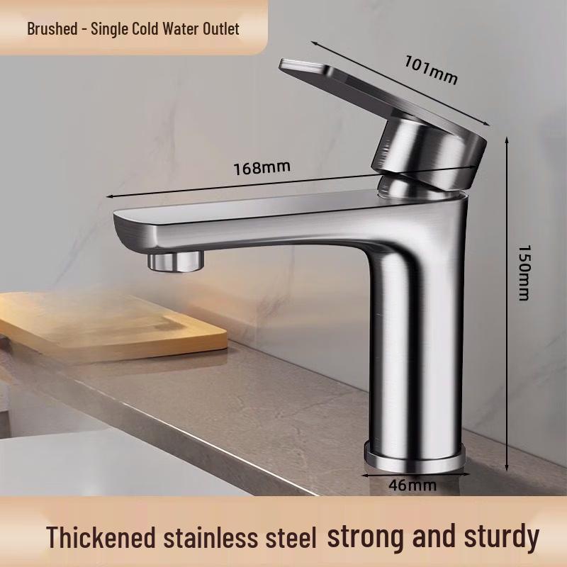 Yuzhuxun HC Stainless Steel Single Cold Water Faucet