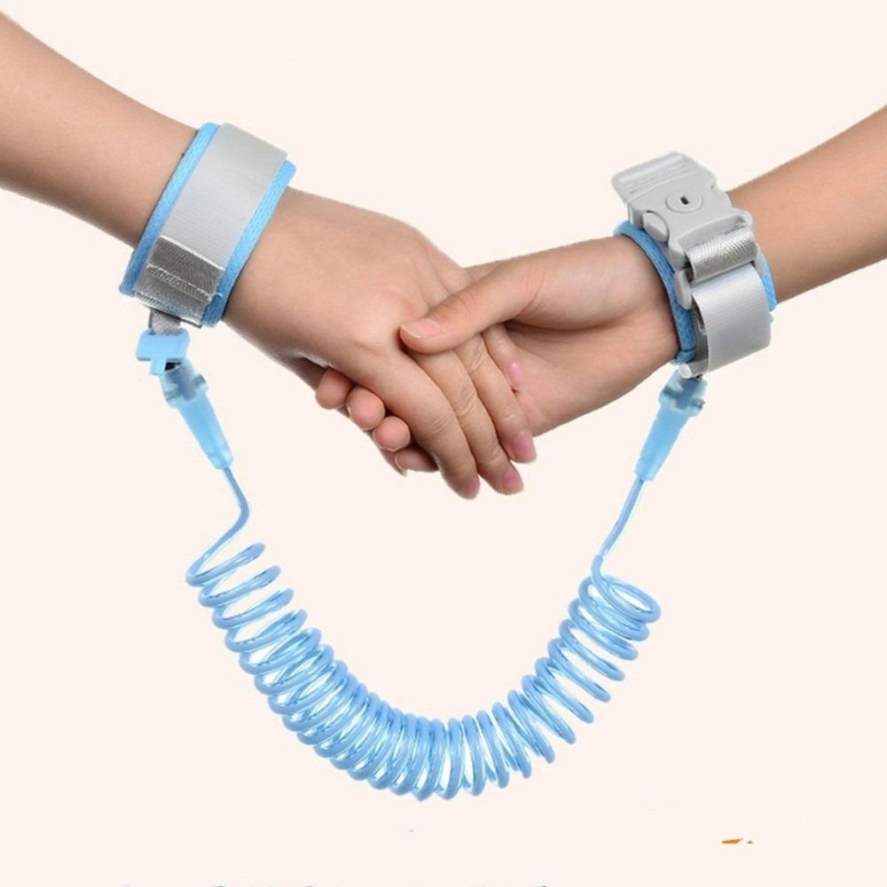 Breathable Baby Traction Rope Adjustable Children Harness Anti-lost Wrist Link Band  Toddler