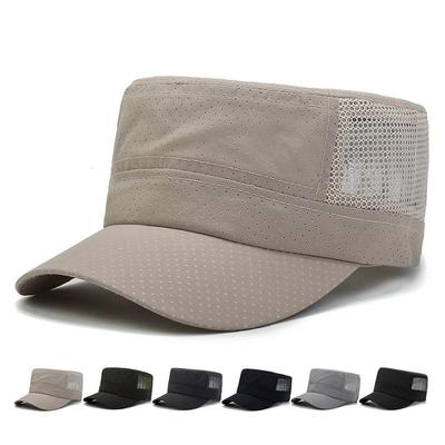 Vasaros lauko žvejybos kepurė Vyriška kepurė nuo saulės Kariniai kepuraitės tinklinės armijos plokščios kepurės Sportinis sunkvežimių keleivis Snapback beisbolo kepurės skydeliai Gorras