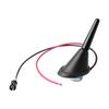 Universal 3cm Short Car Roof Antenna Aerial with Base AM/FM Signal Amplifier Booster Adapter Kit for Auto Vehicle SUV Styling