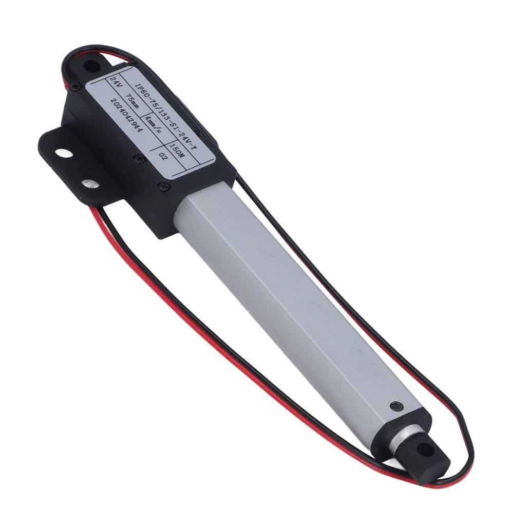 Electric Mini Linear Actuator Telescopic Small Motion Actuator 150N 75mm Stroke DC24V 4mm/s for Robo