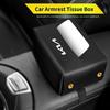 Car Tissue Box Armrest Storage Case Seatback Napkin Holder Interior For KIA Sportage Rio Ceed Niro Soul Stonic Picanto Proceed fxrp50