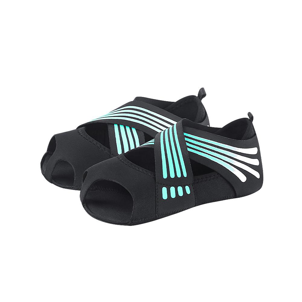 Professionelle Damen Yoga-Schuhe Rutschfest Fitnessstudio Flach Weich Anti-Rutsch-Sohle Ballett Fitness Tanz Pilates Yoga Socken