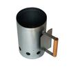 Charcoal Chimneys Starter with Wooden Handle Heavy-Duty Steel Wire Base Chimneys Starter for Charcoal Grill And BBQ