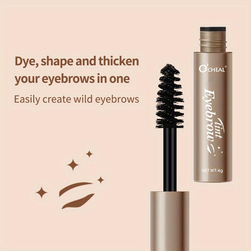 Long Lasting Waterproof Eyebrow Gel, Smudge Proof Liquid Eyebrow Makeup, Semi-Permanent Brow Filler and Volumizer for All Skin Types