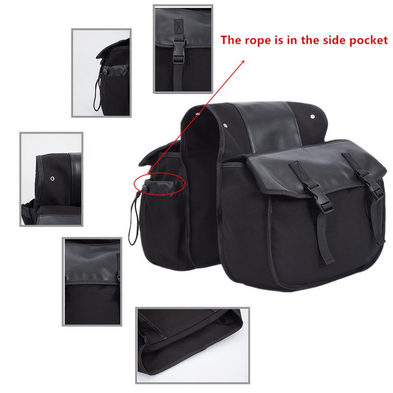 Cycling Double Side Rear Rack Bike Bag Waterproof Bicycle Rear Seat Carrier Bag Cycling Saddle Bag MTB Accessories