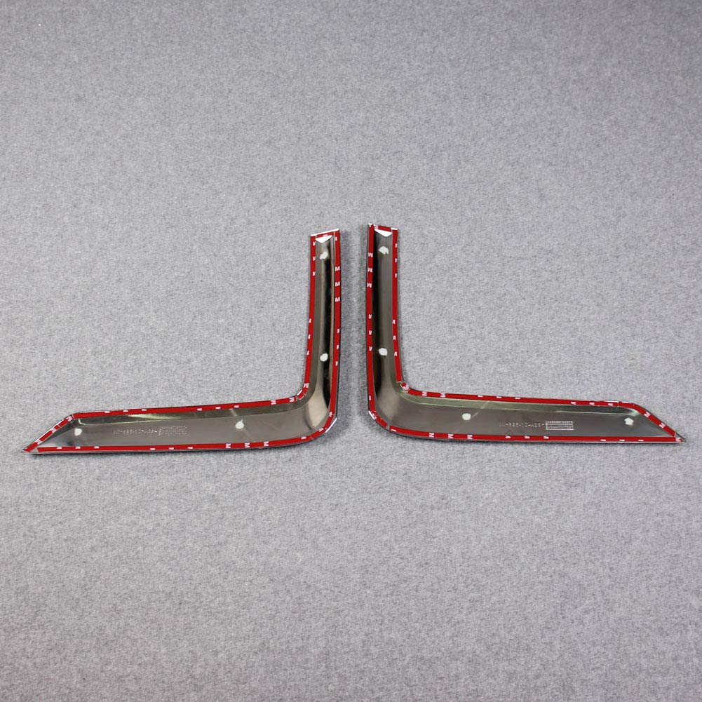 RUIQ Chrome Front Fog Lamp Garnish Bezel Cover for Toyota RAIZE Custom Design (200 Series) - (Bezel A)