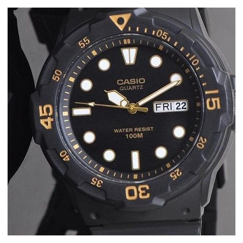 Casio YOUTH Series-MRW Disc Three-pin Fashion Trend Digital Wind Classic Pointer Week Date Display Sports Diving Shockproof Waterproof Shi MRW-200H-1E