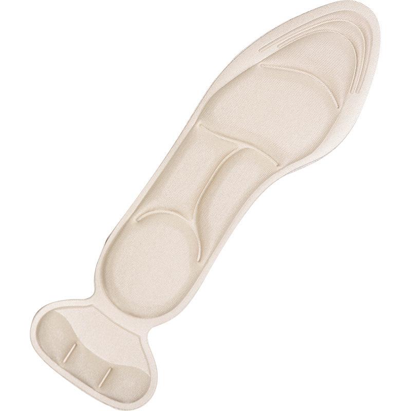 2-in-1 7D Upgraded Women's High Heel Insole: Breathable, Sweat-Absorbent, Non-Slip, Shock-Absorbing, Arch Massaging Heel Pad.